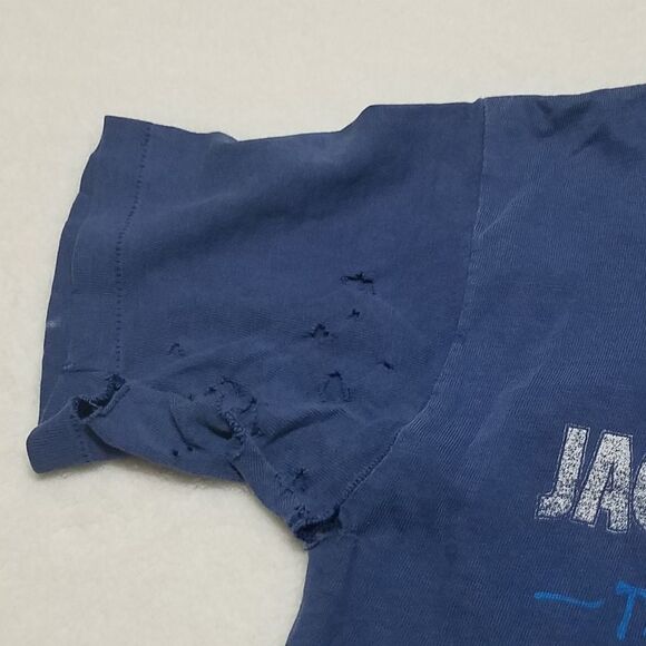 𝅺Vintage 70s Jackson Browne The Pretender Single Stitch Thrashed Tour Tee - Picture 4 of 9